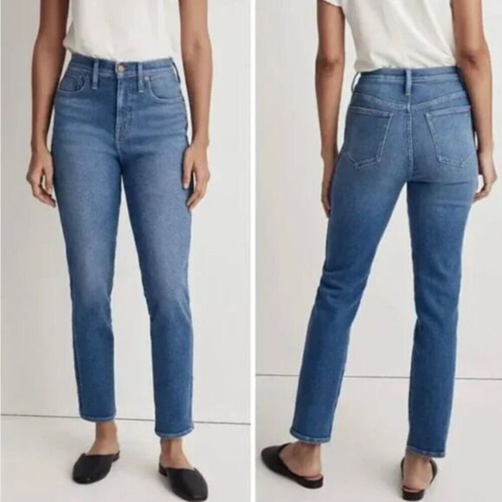 NEW Madewell Stovepipe‎ Jeans in Leaside Wash, 29